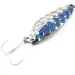 Acme Little Cleo, карбований нікель/синій, 5 г, блесна коливалка (колебалка) #3152