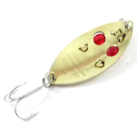 Hofschneider Red Eye Junior, латунь/червоні очі, 11 г, блесна коливалка (колебалка) #3159