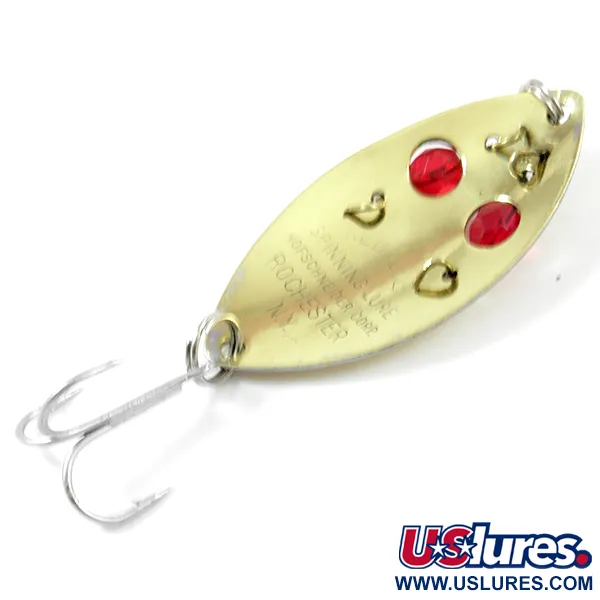 Hofschneider Red Eye Junior, латунь/червоні очі, 11 г, блесна коливалка (колебалка) #3159