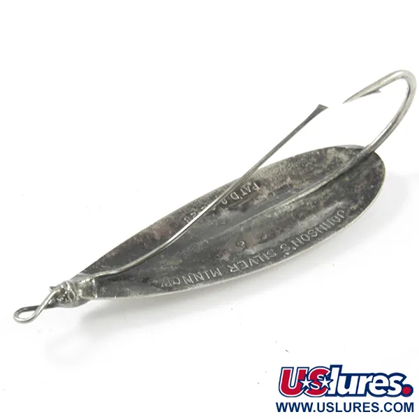  Незачіпляйка Johnson Silver Minnow, срібло, 12 г, блесна коливалка (колебалка) #3163