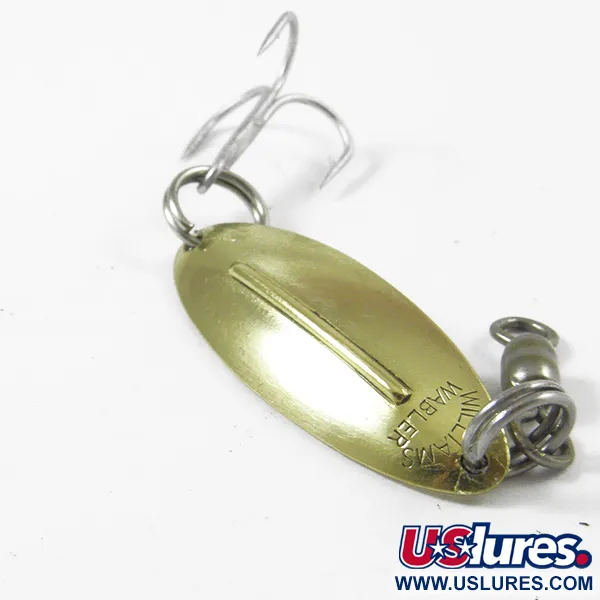 Williams Wabler W20, золото, 2,5 г, блесна коливалка (колебалка) #3164