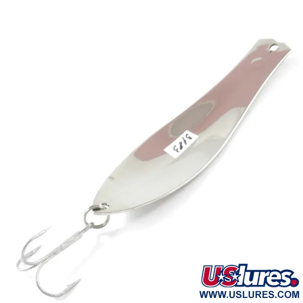 Prescott Spinner Little Doctor 275, нікель/червоний, 21 г, блесна коливалка (колебалка) #3183