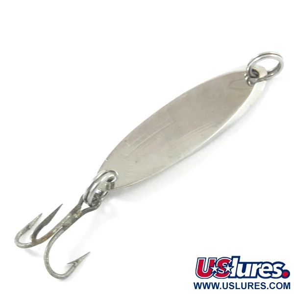 Old Pal Woodstream Auto-cast, нікель/синій, 4 г, блесна коливалка (колебалка) #3186