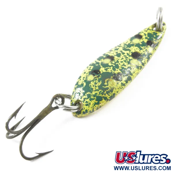 Acme Fiord Spoon Jr, Frog (зелений/латунь), 3,4 г, блесна коливалка (колебалка) #3187