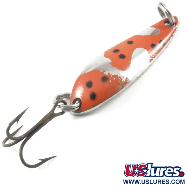 Acme Fiord Spoon Jr, нікель/червоний, 3,4 г, блесна коливалка (колебалка) #3188