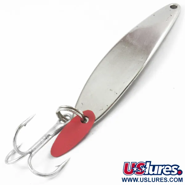  Bay de Noc Swedish Pimple, нікель/червоний, 14 г, блесна коливалка (колебалка) #3201