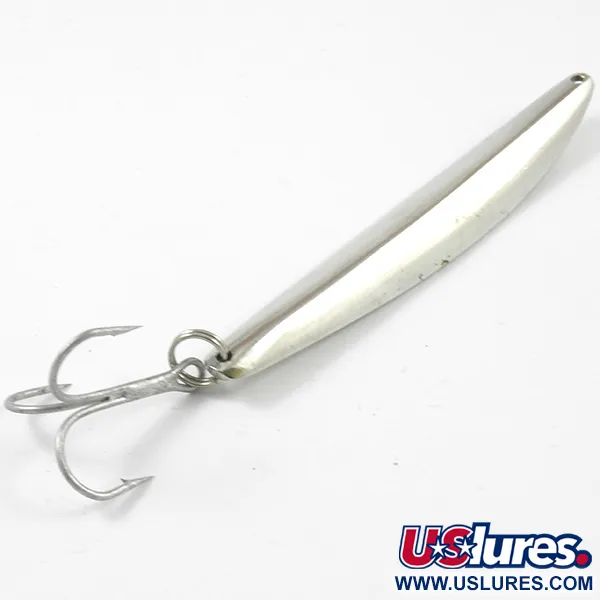  Bay de Noc Swedish Pimple, нікель/райдужний пурпур, 28 г, блесна коливалка (колебалка) #3202