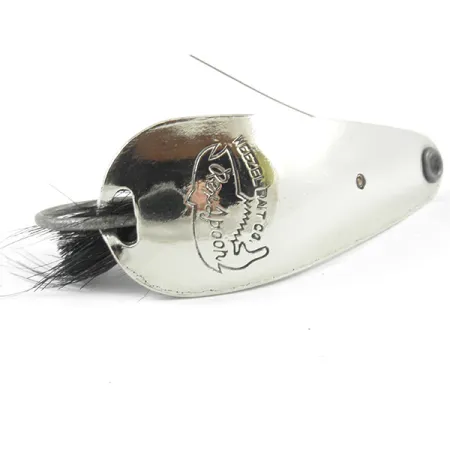 Weezel bait Rex Spoon, нікель, 12,5 г, блесна коливалка (колебалка) #3207