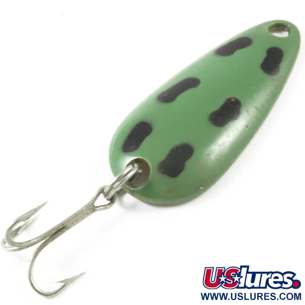  Len Thompson #00, зелений/чорний/латунь, 14 г, блесна коливалка (колебалка) #3217