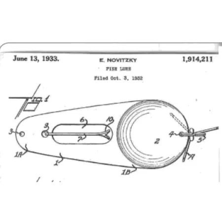 James Aitken Muskielure , латунь, 14 г, блесна коливалка (колебалка) #18197