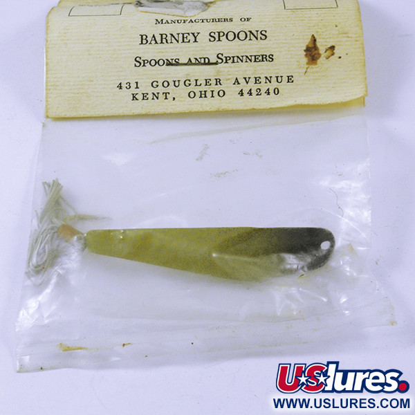 Barney Fish Lure  Незачіпляйка Barney Spoons, жовтий, 7 г, блесна коливалка (колебалка) #3228