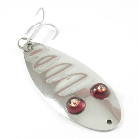 Paul Bunyan Ruby Spoon, нікель/червоні очі, 25 г, блесна коливалка (колебалка) #3232