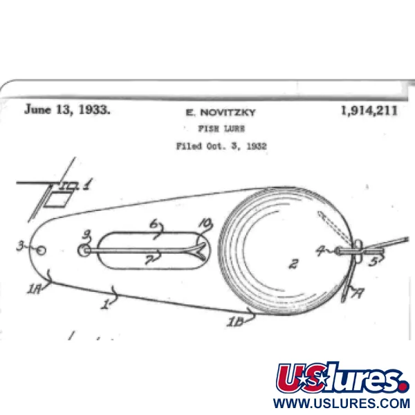  James Aitken Muskielure, нікель, 21 г, блесна коливалка (колебалка) #11652