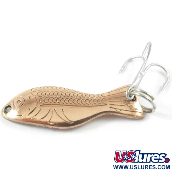 Al's gold fish, мідь, 4,5 г, блесна коливалка (колебалка) #3243