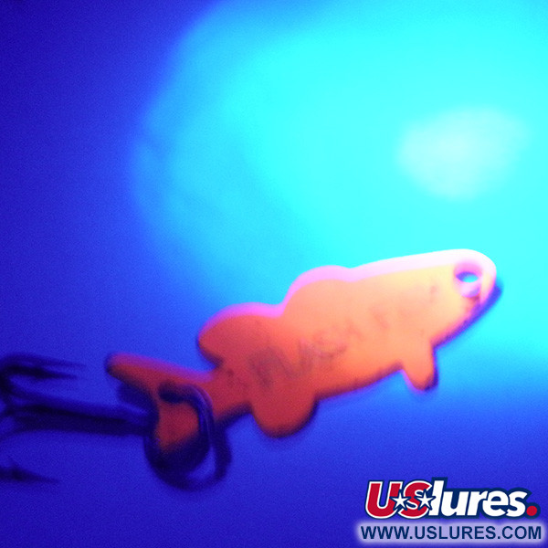 Unknown Flash Fish UV (світиться в ультрафіолеті), нікель/UV - світиться в ультрафіолеті, 3,4 г, блесна коливалка (колебалка) #3254