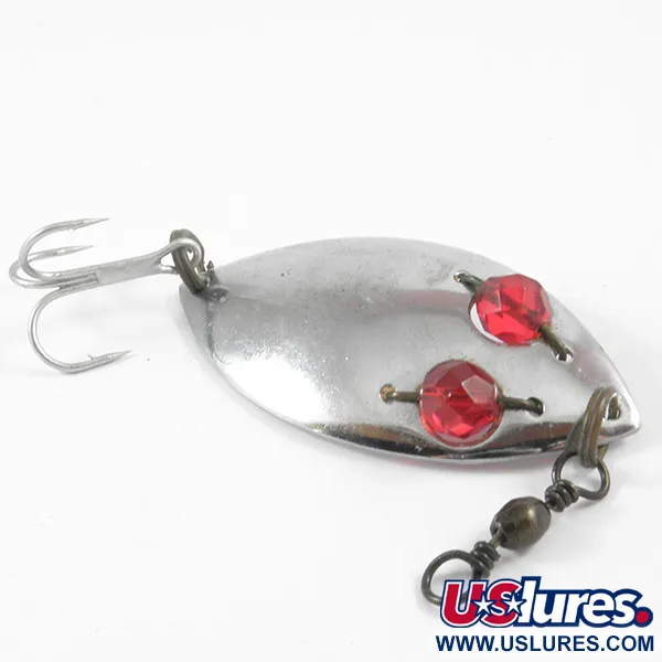 Hofschneider Red Eye Junior, нікель/червоні очі, 13 г, блесна коливалка (колебалка) #3290