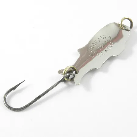 Shoff's Big Tripple Teazer, нікель, 2,5 г, блесна коливалка (колебалка) #3295