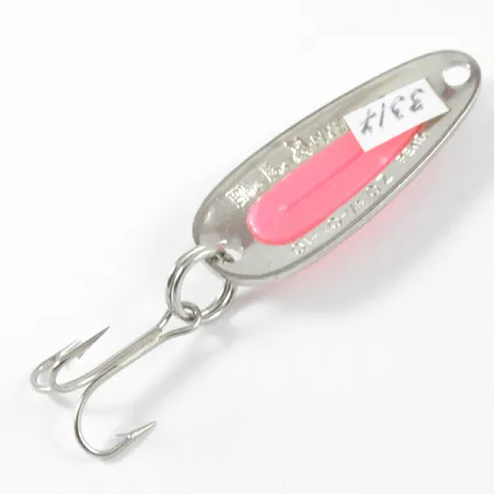 Blue Fox Pixee UV (світиться в ультрафіолеті), карбований нікель/малиновий, 4,5 г, блесна коливалка (колебалка) #3317