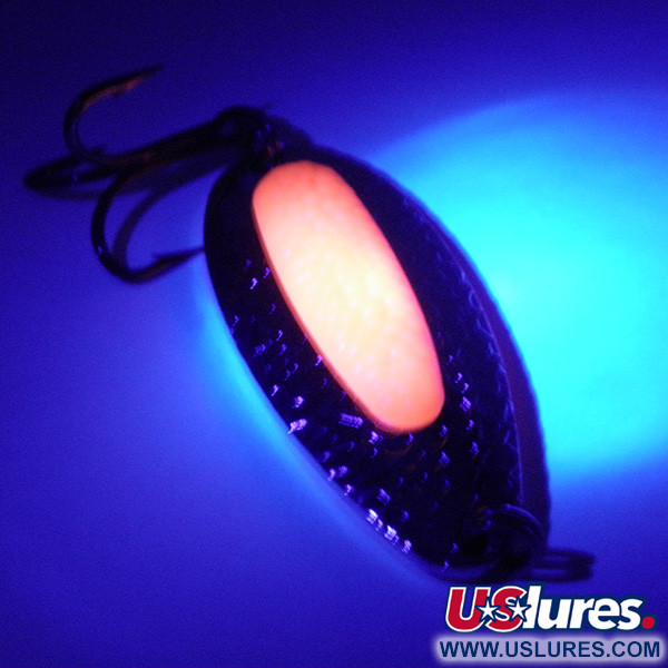  Blue Fox Pixee UV (світиться в ультрафіолеті), карбований нікель/помаранчевий, 24 г, блесна коливалка (колебалка) #3331
