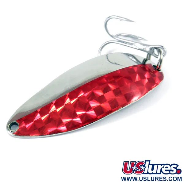 Seneca Little Cleo (Hula Girl), нікель/червоний, 14 г, блесна коливалка (колебалка) #3335