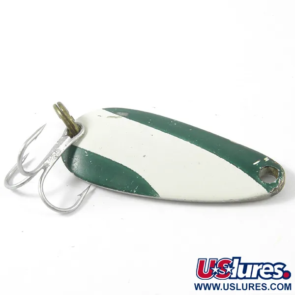  Nebco TOR-P-DO, зелений/білий/нікель, 7 г, блесна коливалка (колебалка) #3343