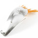  Weezel bait Rex Spoon, нікель/оранжевое оперення, 12,5 г, блесна коливалка (колебалка) #3352