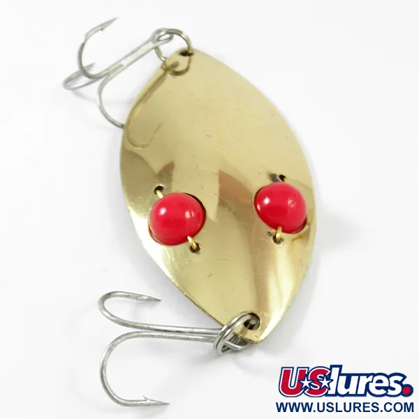 Hofschneider Red Eye Wiggler, золото/червоні очі, 25 г, блесна коливалка (колебалка) #3359