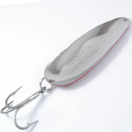 Eppinger Dardevle, червоний/білий/нікель, 28 г, блесна коливалка (колебалка) #3381