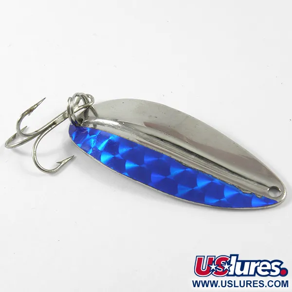 TODDCO Main liner, нікель/синій, 12,5 г, блесна коливалка (колебалка) #3395