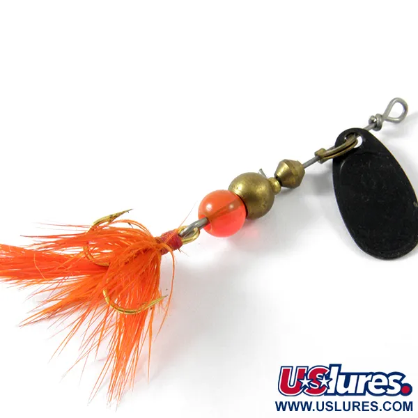  Mepps Black Fury 0 Dressed, чорний/червоний, 2,4 г, блесна коливалка (колебалка) #3452