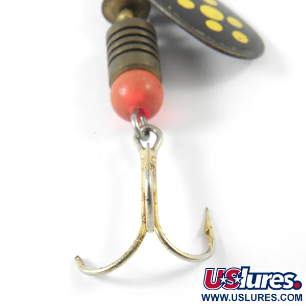  Mepps Black Fury 1, чорний/жовтий, 3,6 г, блешня оберталка (вертушка) #3453