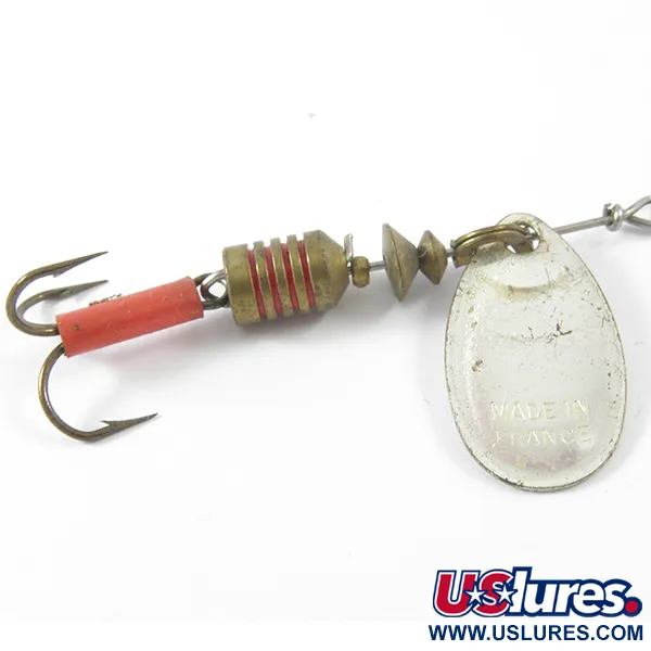  Mepps Aglia 1, срібло, 3,5 г, блешня оберталка (вертушка) #3455