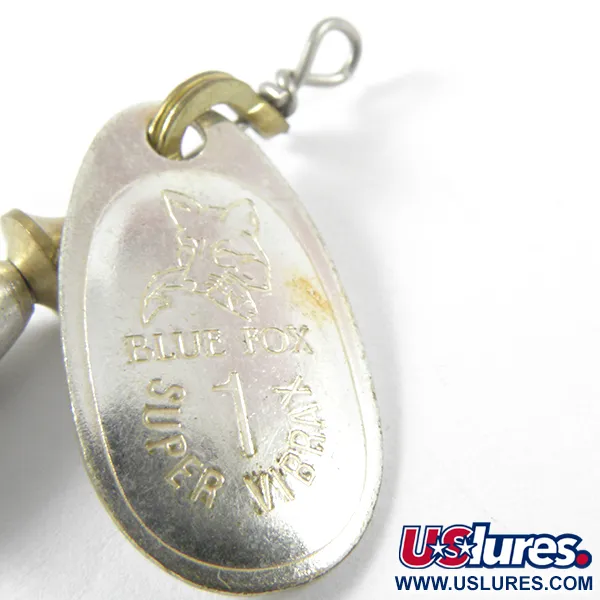  Blue Fox Super Vibrax 1, срібло, 4 г, блешня оберталка (вертушка) #3461