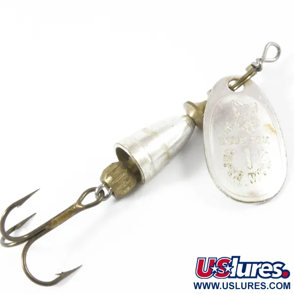  Blue Fox Super Vibrax 1, срібло, 4 г, блешня оберталка (вертушка) #3461