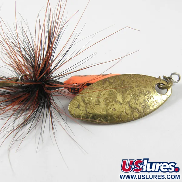 Yakima Bait Worden’s Original Rooster Tail, помаранчевий/латунь, 2,6 г, блешня оберталка (вертушка) #3470