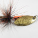 Yakima Bait Worden’s Original Rooster Tail, помаранчевий/латунь, 2,6 г, блешня оберталка (вертушка) #3470