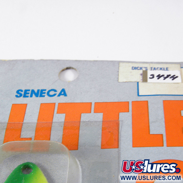 Seneca Little Cleo (Hula Girl), жовтий/зелений/нікель, 14 г, блесна коливалка (колебалка) #3474