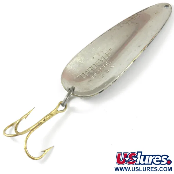 Eppinger Dardevle (1950-x років), чорний/білий/нікель, 28 г, блесна коливалка (колебалка) #3494