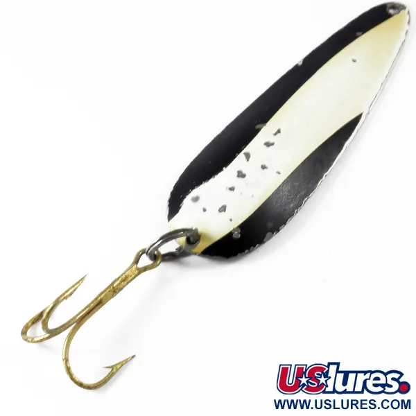 Eppinger Dardevle (1950-x років), чорний/білий/нікель, 28 г, блесна коливалка (колебалка) #3494