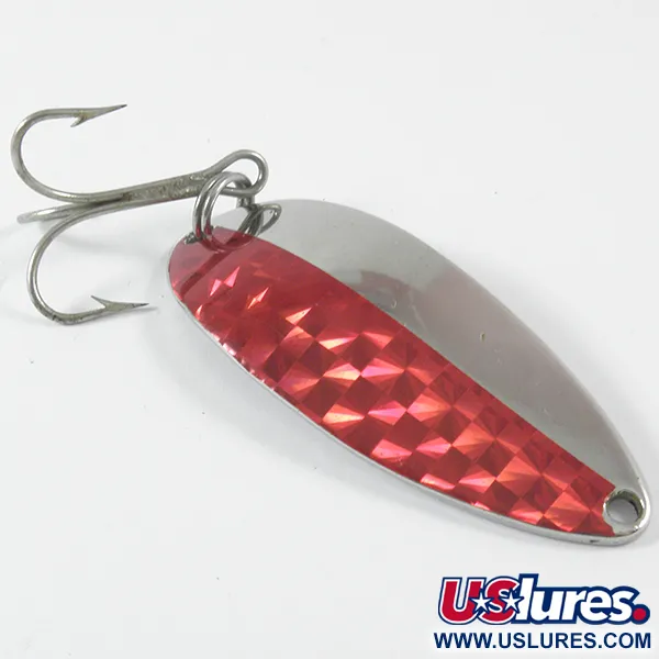 Seneca Little Cleo (Hula Girl), нікель/червоний, 14 г, блесна коливалка (колебалка) #3510