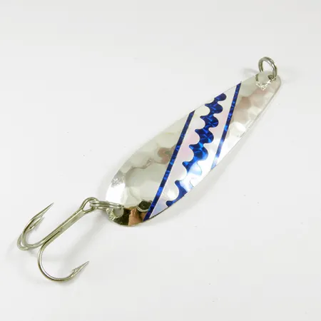 Len Thompson Northern King 28 UV (світиться в ультрафіолеті), срібло (покриття справжнім сріблом), 14 г, блесна коливалка (колебалка) #3530