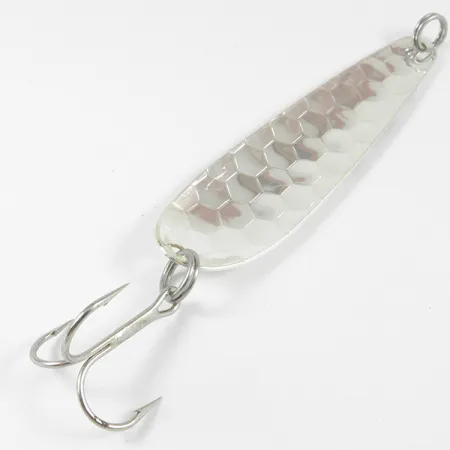 Len Thompson Northern King 28 UV (світиться в ультрафіолеті), срібло (покриття справжнім сріблом), 14 г, блесна коливалка (колебалка) #3530