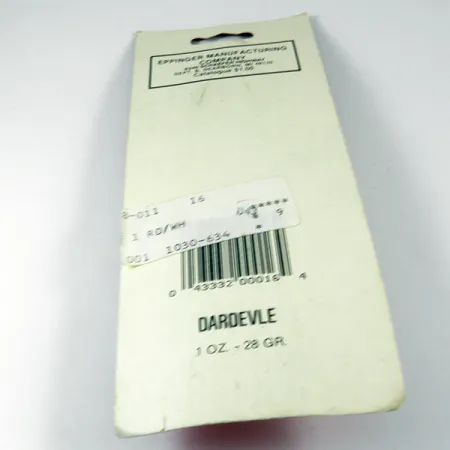 Eppinger Dardevle, червоний/білий/нікель, 28 г, блесна коливалка (колебалка) #3538