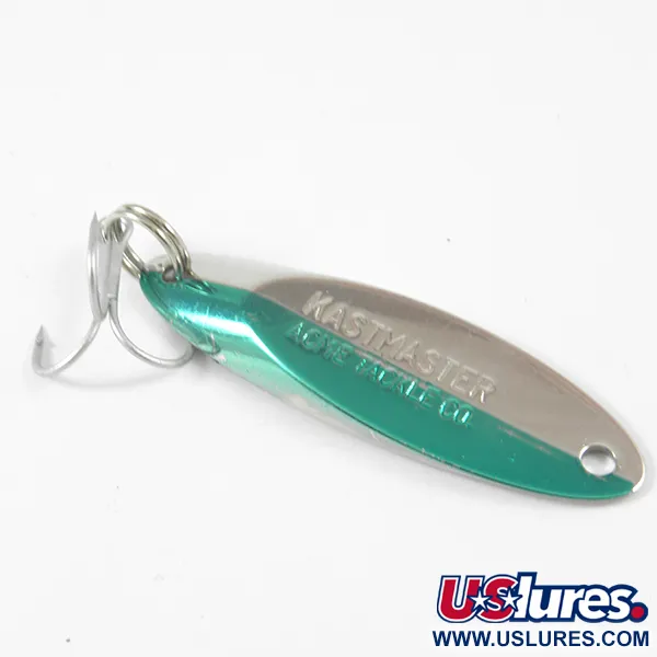 Acme Kastmaster, нікель/зелений, 7 г, блесна коливалка (колебалка) #3543