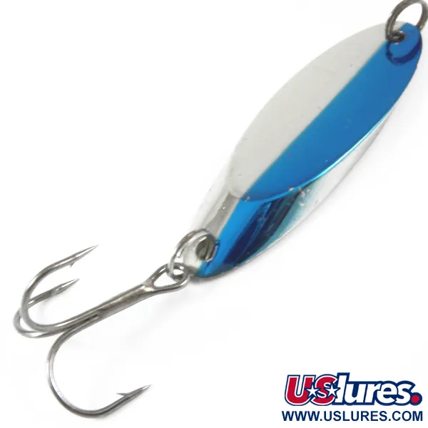  Johnson Splinter, нікель/синій, 21 г, блесна коливалка (колебалка) #3547