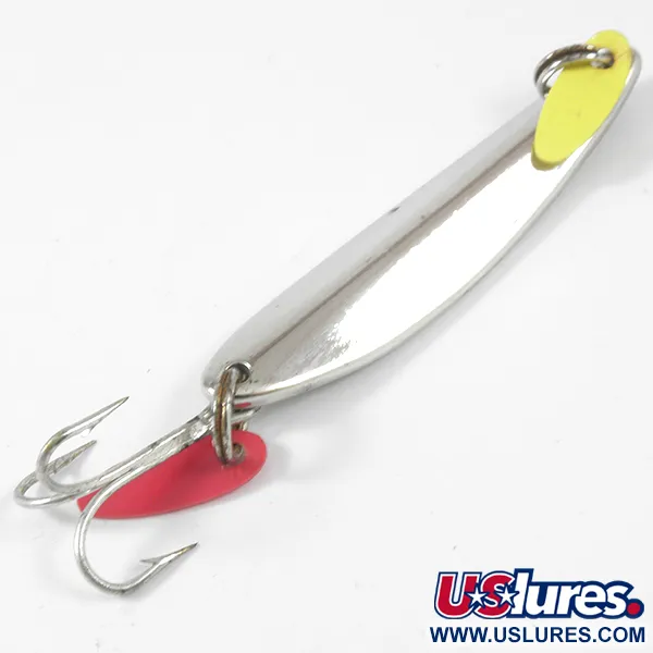  Bay de Noc Swedish Pimple, нікель/зелений, 14 г, блесна коливалка (колебалка) #3550