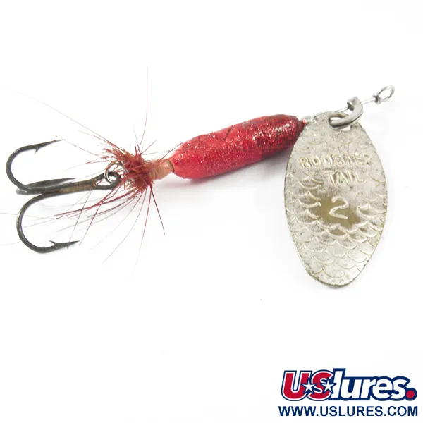 Yakima Bait Worden’s Original Rooster Tail 2, срібло, 3,5 г, блешня оберталка (вертушка) #3555