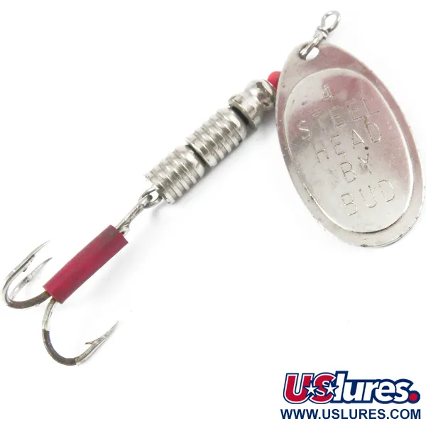 Yakima Bait Steel Head 4 by Bud, нікель, 9 г, блешня оберталка (вертушка) #3556