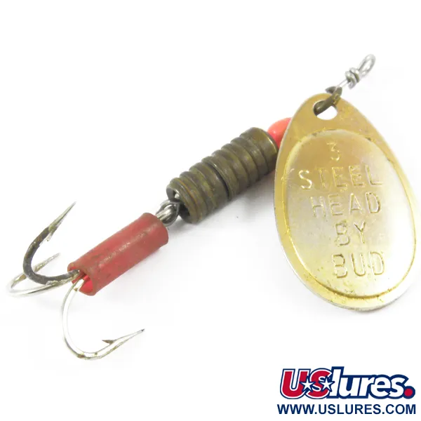 Yakima Bait Steel Head 3 by Bud, золото, 6 г, блешня оберталка (вертушка) #3559