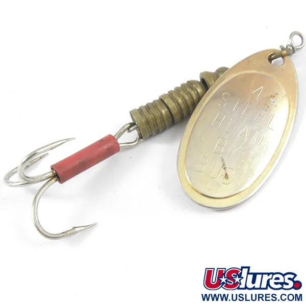 Yakima Bait Steel Head 4 by Bud, золото, 9 г, блешня оберталка (вертушка) #3560